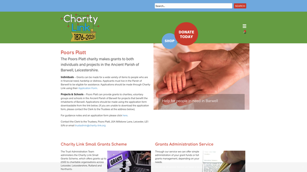 Screenshot of the Poor's Platt website