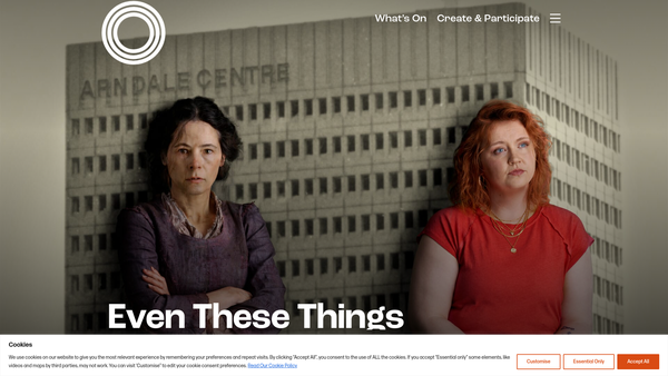 Screenshot of the The Peter Henriques Foundation website