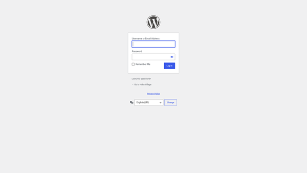 Screenshot of the Huby War Memorial Village Hall website