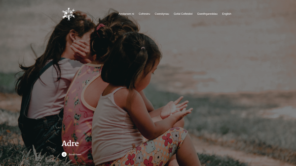 Screenshot of the Cylch Meithrin Y Parc website