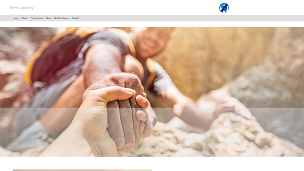 Screenshot of the Thrive Coventry website