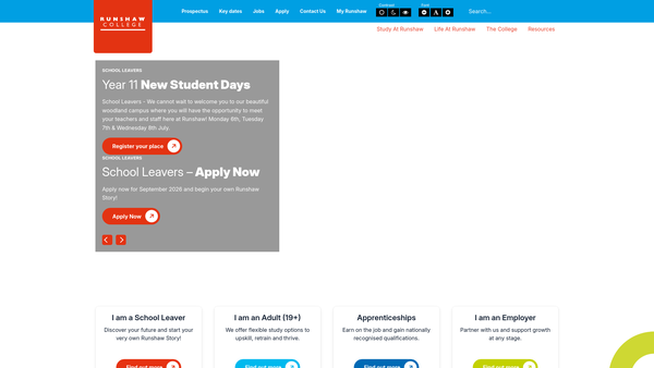 Screenshot of the The Ralph Hope Prize website