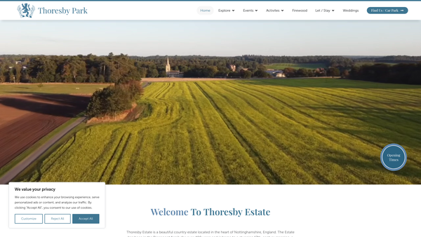 Screenshot of the The Stonebridge Trust website