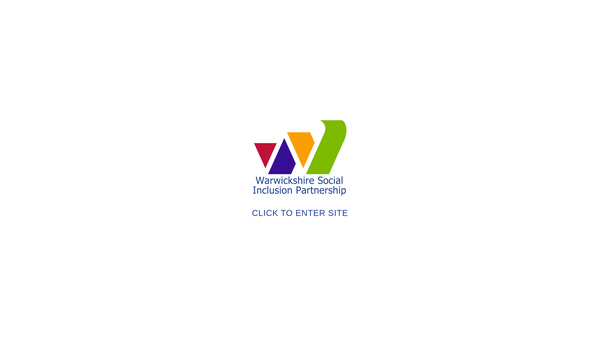 Screenshot of the Warwickshire Social Inclusion Partnership website