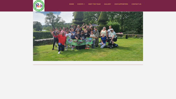 Screenshot of the The Bradford Physically Handicapped And Able Bodied Clubs website