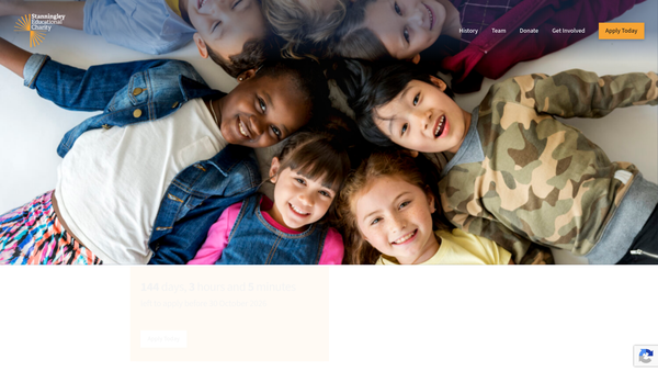 Screenshot of the Stanningley Educational Charity website