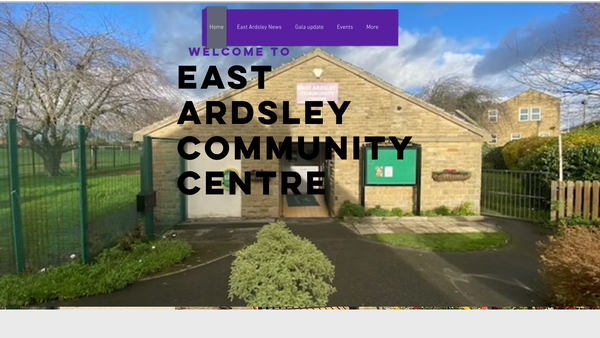 Screenshot of the East Ardsley Community Association website
