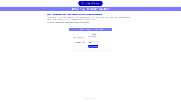 Screenshot of the 16th Sheffield (Westbourne) Scout Group website