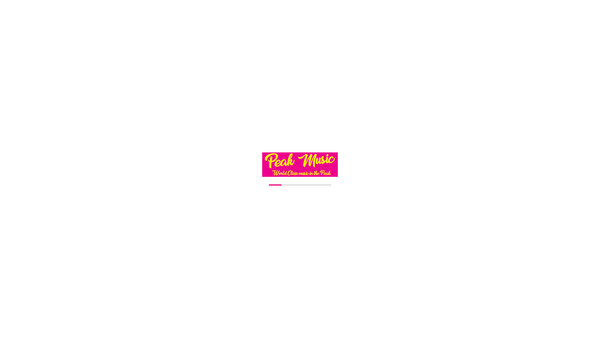 Screenshot of the Peak Music Society website