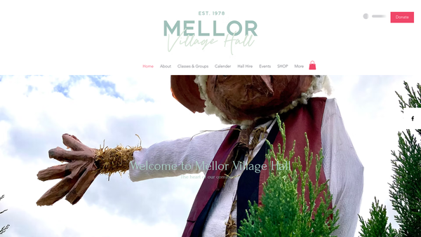 Screenshot of the The Mellor And District Community Association website