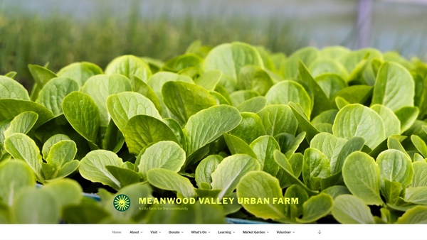 Screenshot of the Meanwood Valley Urban Farm Limited website