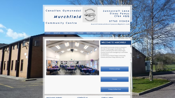 Screenshot of the Murchfield Community Association website