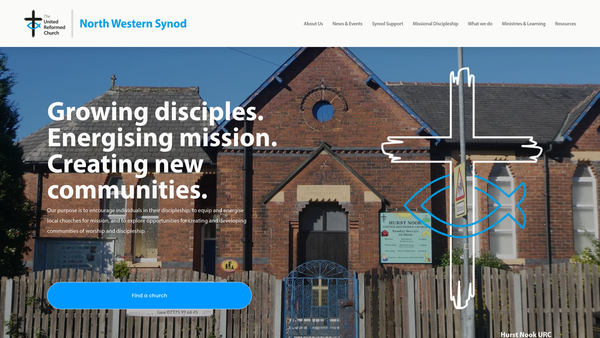 Screenshot of the The United Reformed Church (North Western Province) Trust Limited website