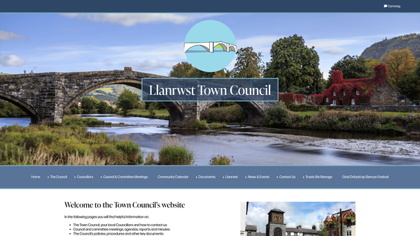 Screenshot of the Charity Of Richard James website