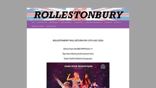 Screenshot of the 24th Burton On Trent (1St Rolleston) Scout Group website