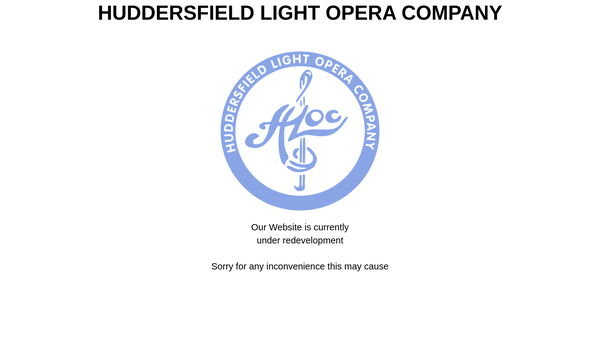Screenshot of the Huddersfield Light Opera Company Limited website