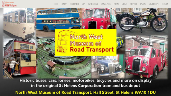 Screenshot of the North West Museum Of Transport Limited website