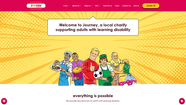 Screenshot of the Journey Enterprises Ltd website