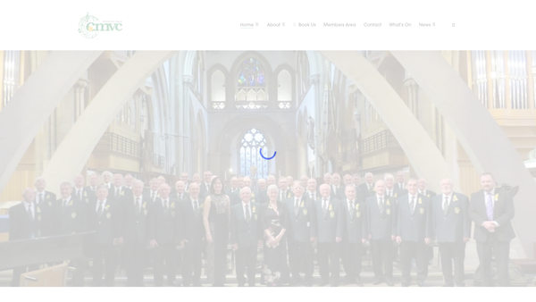 Screenshot of the Cor Meibion Y Bontfaen Cowbridge Male Voice Choir website