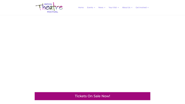 Screenshot of the The Ripon City Festival Trust 1986 website