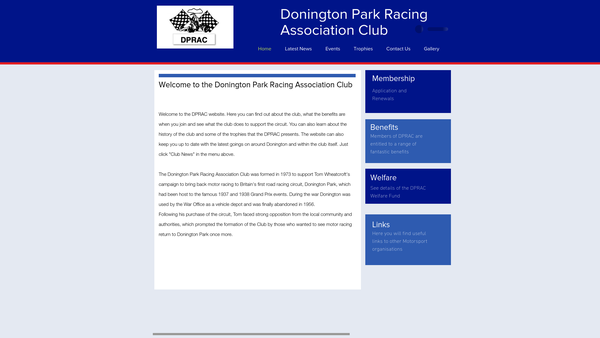 Screenshot of the Dprac Welfare Fund website