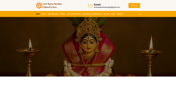 Screenshot of the Lrk Cultural Centre website