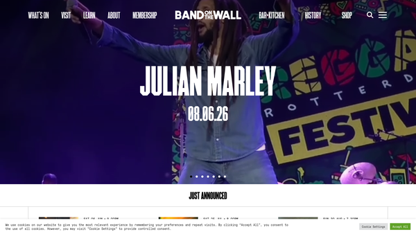 Screenshot of the Inner City Music Limited website