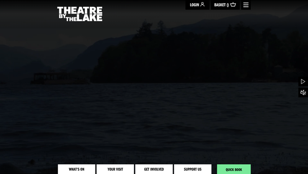 Screenshot of the Cumbria Theatre Trust website