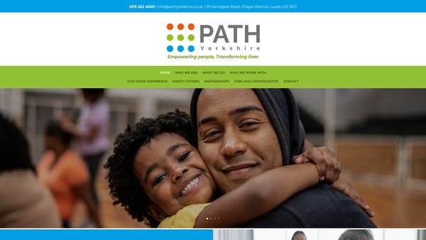 Screenshot of the Path (Yorkshire) Ltd website