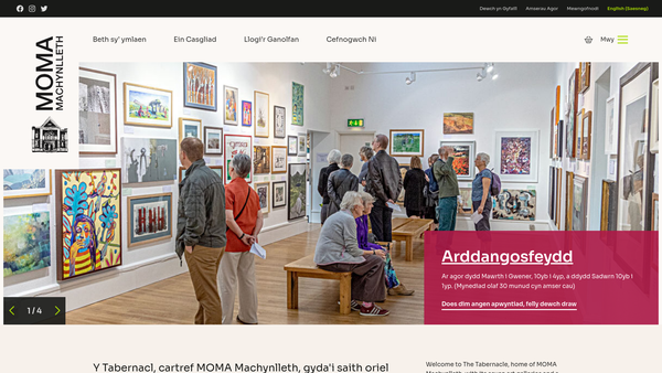Screenshot of the The Machynlleth Tabernacle Trust website
