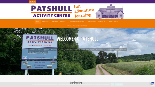 Screenshot of the Wolverhampton Scouts website