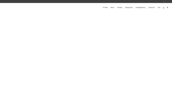 Screenshot of the Northgate Church Trust website