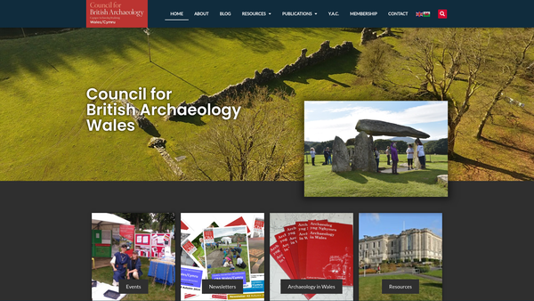 Screenshot of the Cba Wales/cymru website
