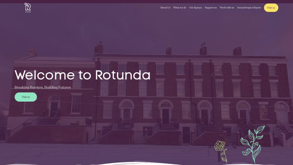 Screenshot of the Rotunda Ltd website
