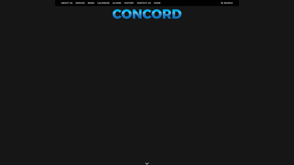 Screenshot of the The Concord Drum And Bugle Corps website