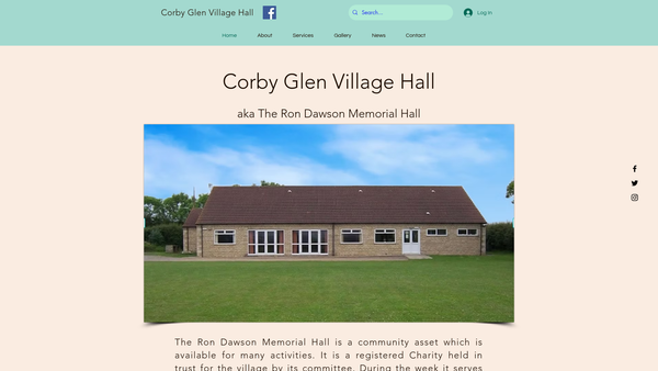 Screenshot of the Ron Dawson Memorial Trust website