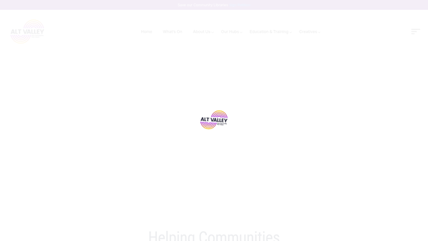 Screenshot of the Alt Valley Community Trust Limited website