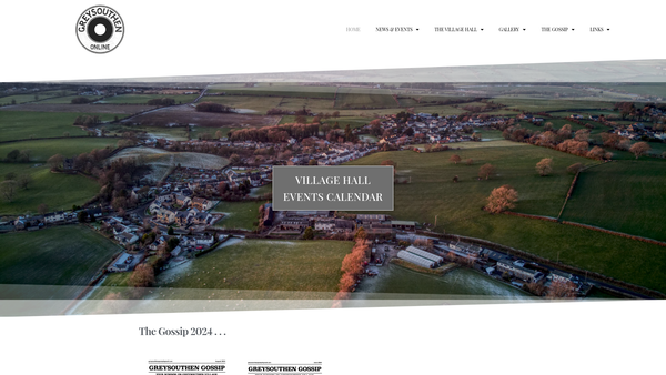 Screenshot of the The Joseph Harris Memorial Hall website
