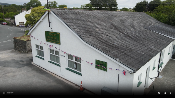 Screenshot of the The Millom Without And Thwaites Village Hall And Playing Field website