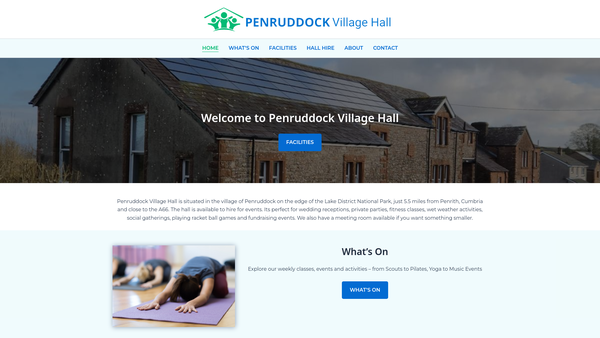 Screenshot of the Reading And Recreation Room website