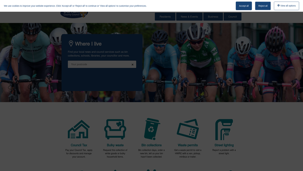 Screenshot of the The Old Recreation Ground website