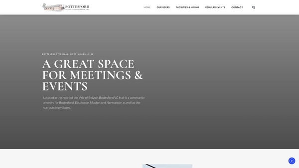 Screenshot of the Victory Commemoration Hall website