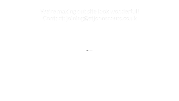 Screenshot of the 1st Heywood (St John's) Scout Group website