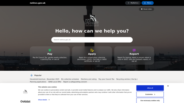 Screenshot of the Capes For A Playing Field For Children website