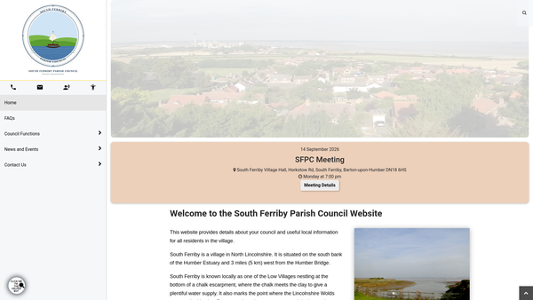 Screenshot of the Children's Playground website