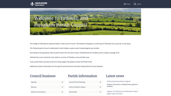 Screenshot of the The Wightman Corner Trust website