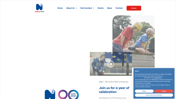 Screenshot of the The Scholefield Charitable Trust website