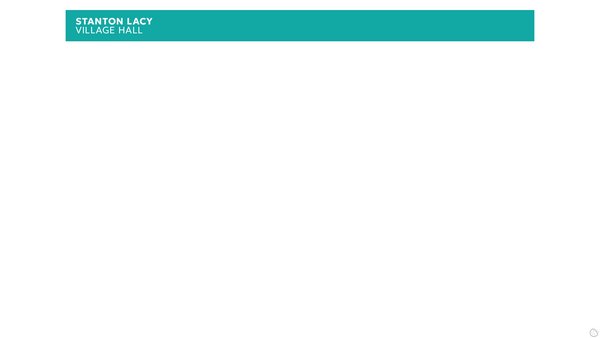 Screenshot of the Stanton Lacy Village Hall website
