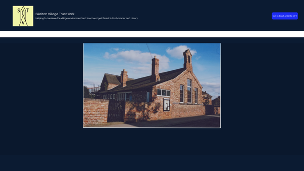 Screenshot of the Skelton Village Hall website