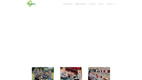 Screenshot of the Thurgoland Village Welfare website